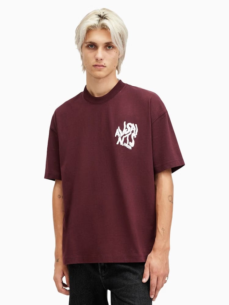 ALL SAINTS ORLANDO SS CREW MARS RED
