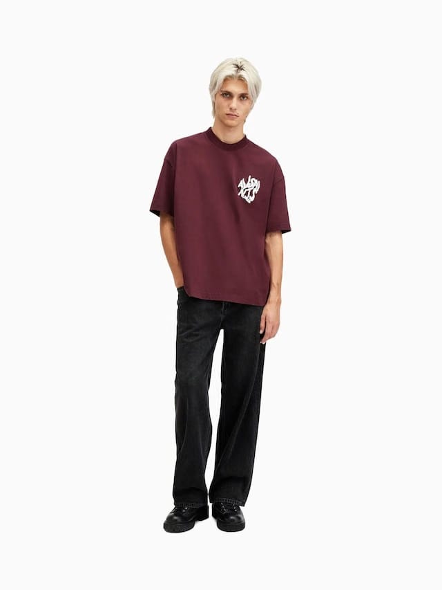 ALL SAINTS ORLANDO SS CREW MARS RED