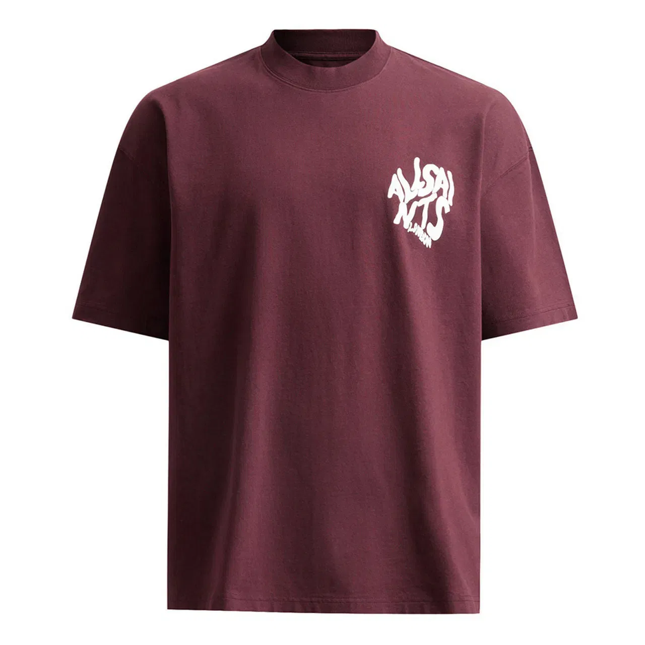 ALL SAINTS ORLANDO SS CREW MARS RED