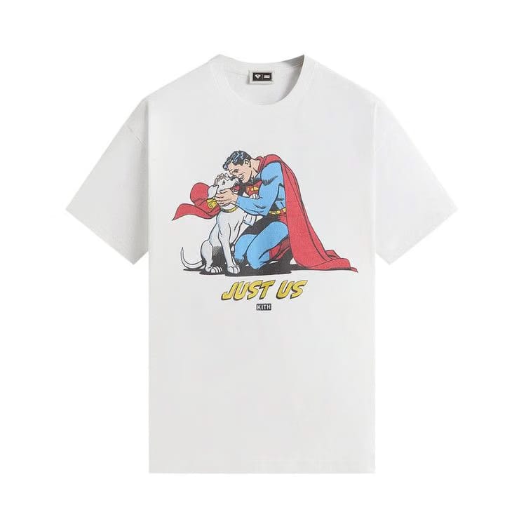 Kith x Superman Just Us Vintage T-Shirt White