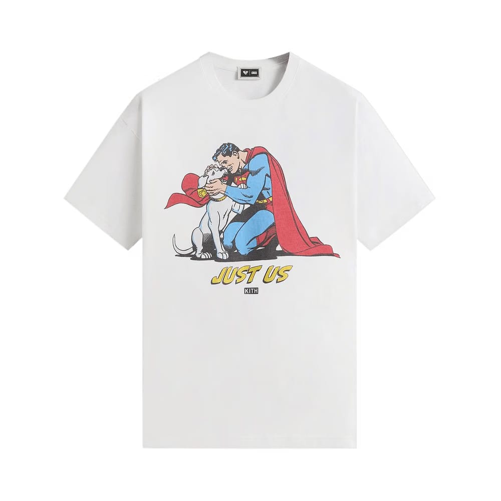 Kith x Superman Just Us Vintage T-Shirt White