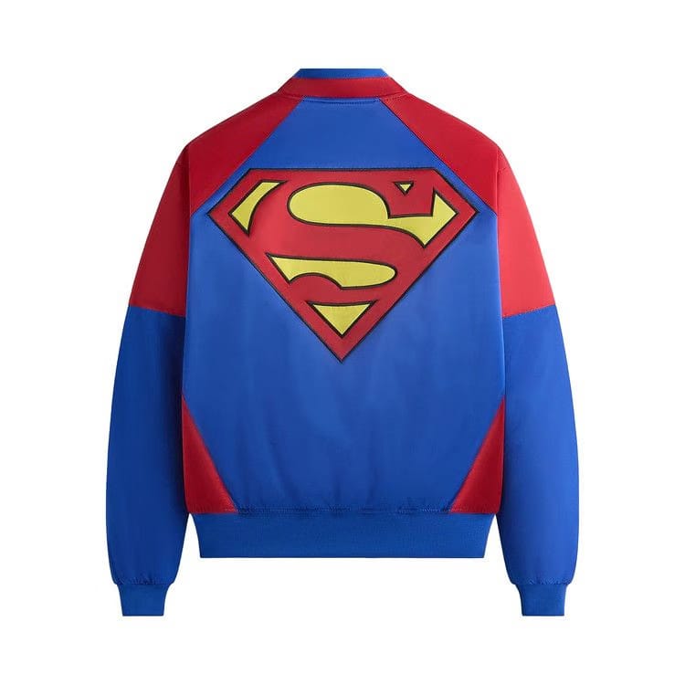 Kith x Superman Satin Bomber Jacket Cyclone