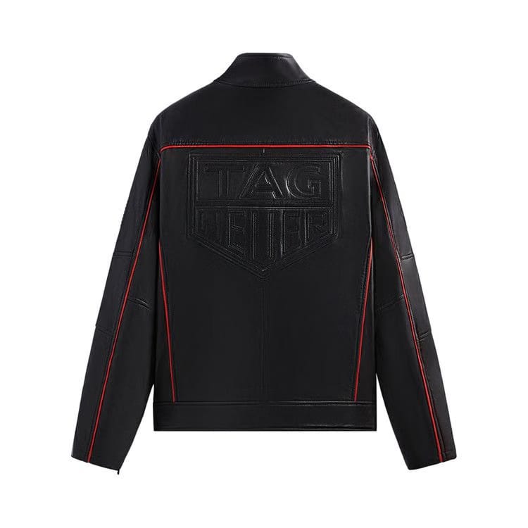 Kith x TAG Heuer Formula Leather Racing Jacket Black