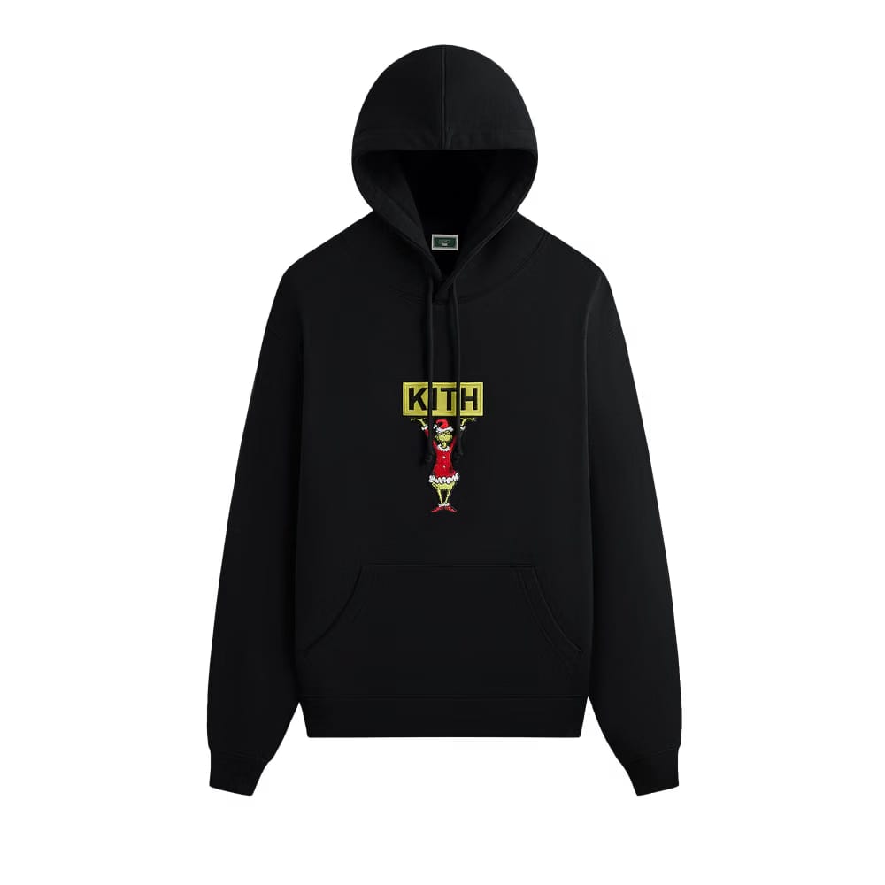 Kith x The Grinch Classic Logo Williams III Hoodie Black Beauty