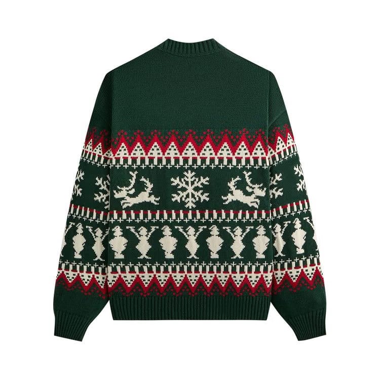 Kith x The Grinch Fair Isle Lewis Crewneck Sweater Stadium