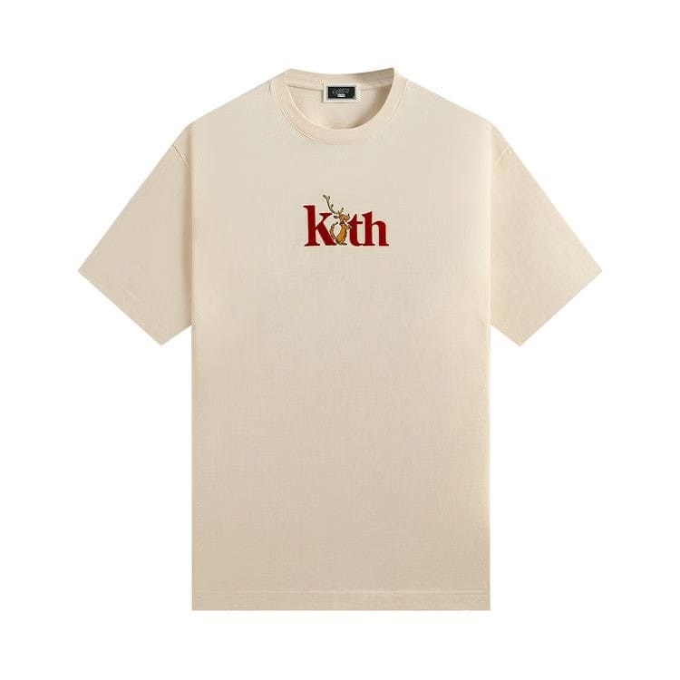 Kith x The Grinch Max Serif T-Shirt Sandrift