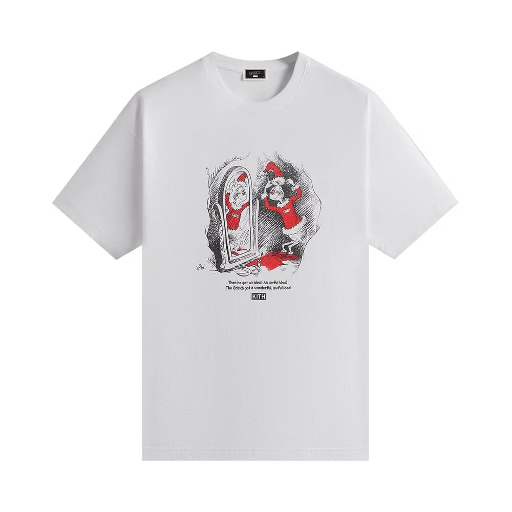 Kith x The Grinch Santa Vintage T-Shirt White