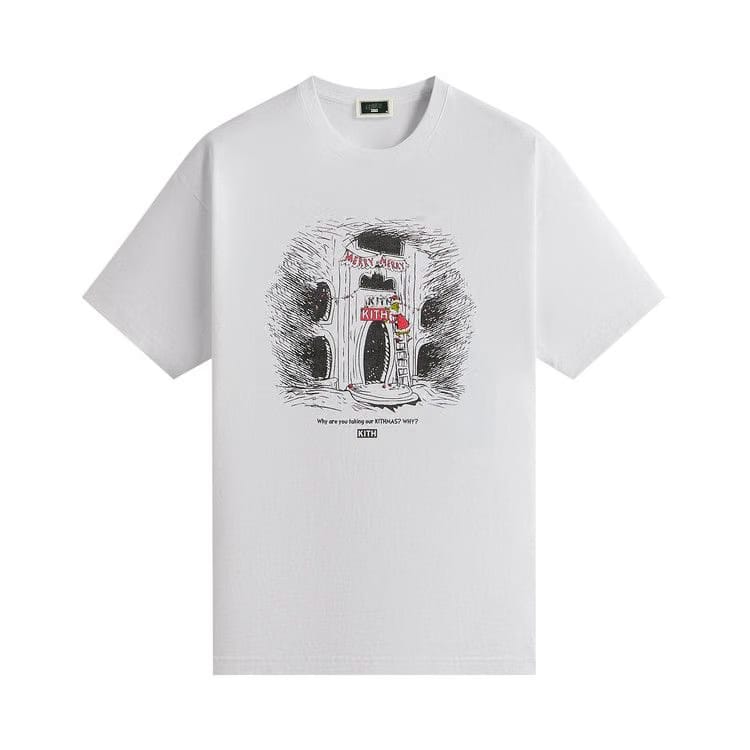 Kith x The Grinch Sign Vintage T-Shirt White