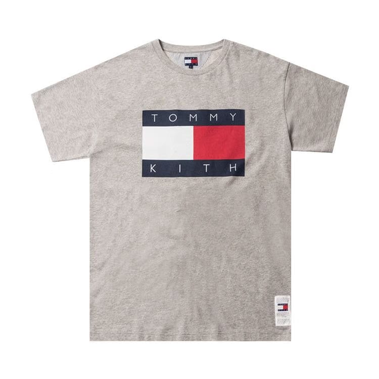 Kith x Tommy Hilfiger Logo T-Shirt Grey