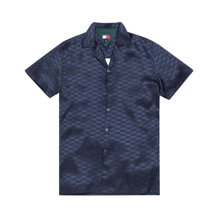 Kith x Tommy Hilfiger Satin Camp Shirt Navy