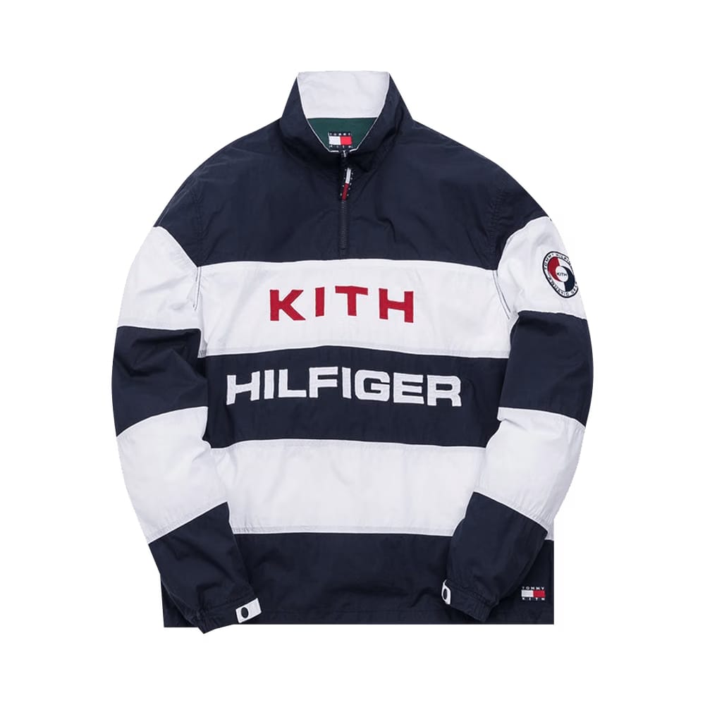 Kith x Tommy Hilfiger Stripe Woven Popover Navy/White