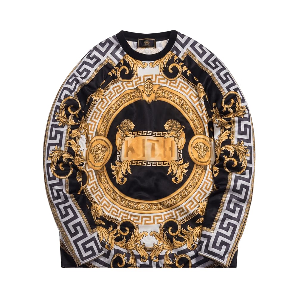 Kith x Versace Silk Crewneck Black/Gold