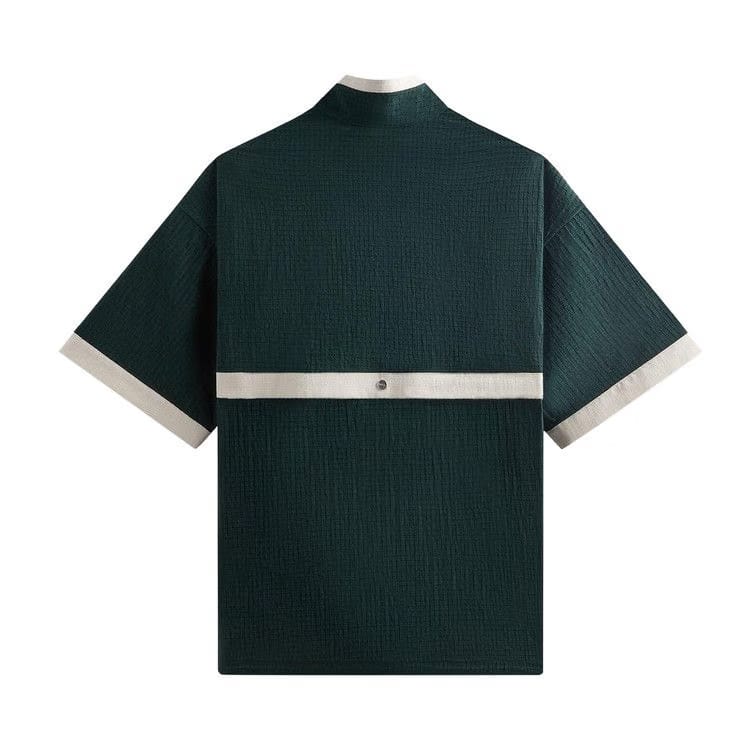 Kith x Wilson Dobby Zip Up Shirt Stadium