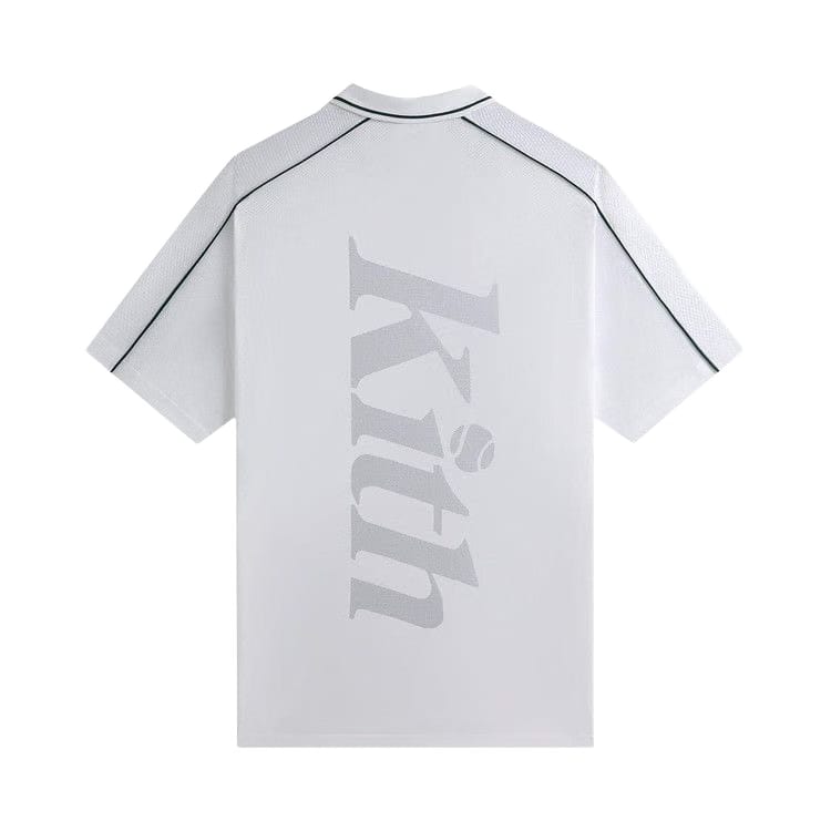 Kith x Wilson Doherty Zip Front Polo White