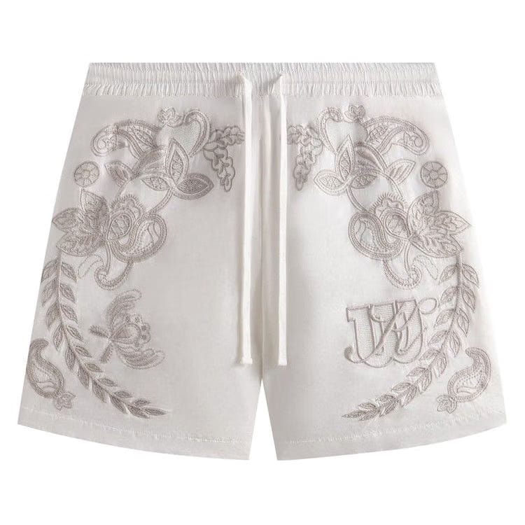 Kith x Wilson Embroidered Mesh Active Shorts White