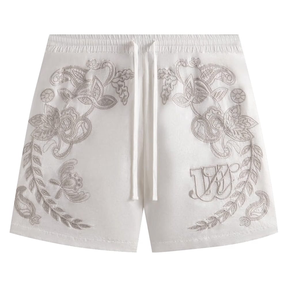 Kith x Wilson Embroidered Mesh Active Shorts White
