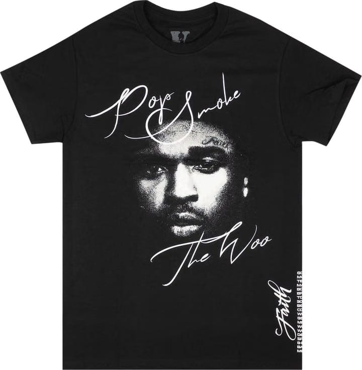 POP SMOKE FAITH TSHIRT BLACK