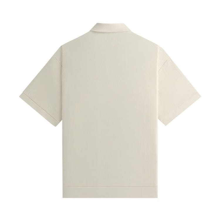 Kith Zip-Front Performance Knit Ethan Polo Sandrift
