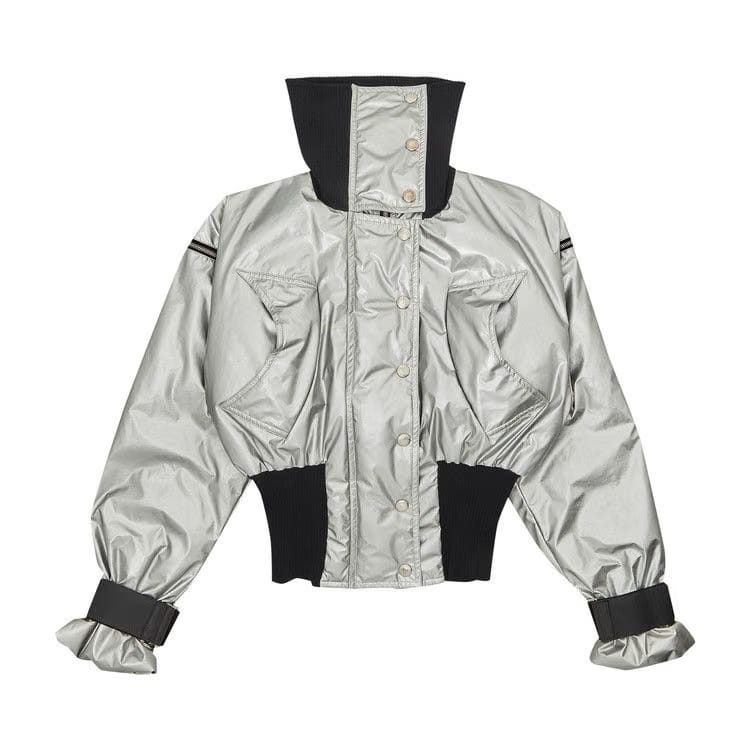 Dolce & Gabbana Archive Cropped Jacket Silver