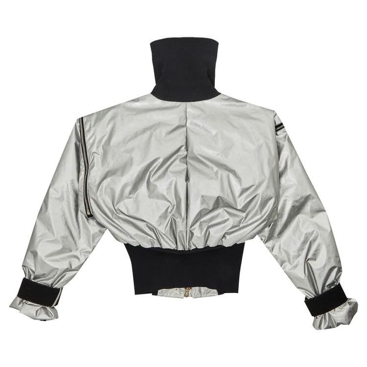 Dolce & Gabbana Archive Cropped Jacket Silver