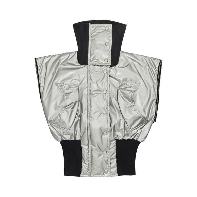 Dolce & Gabbana Archive Cropped Jacket Silver