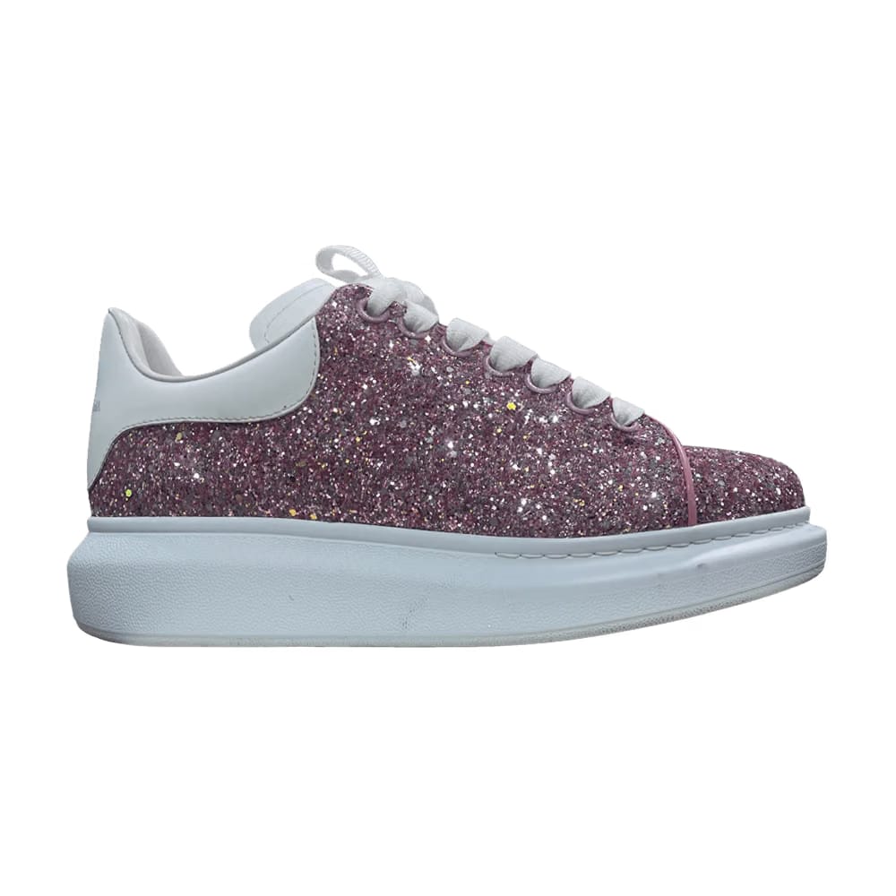 Alexander McQueen Wmns Oversized Sneaker 'Reflective Rose Glitter'