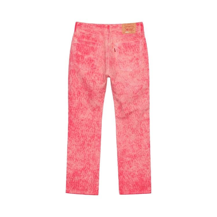 Levi's x Stussy Dyed Jacquard Jean Pink