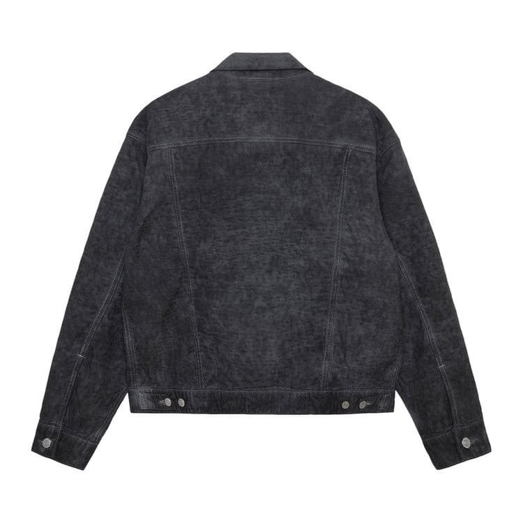 Levi's x Stussy Dyed Jacquard Trucker Jacket Black