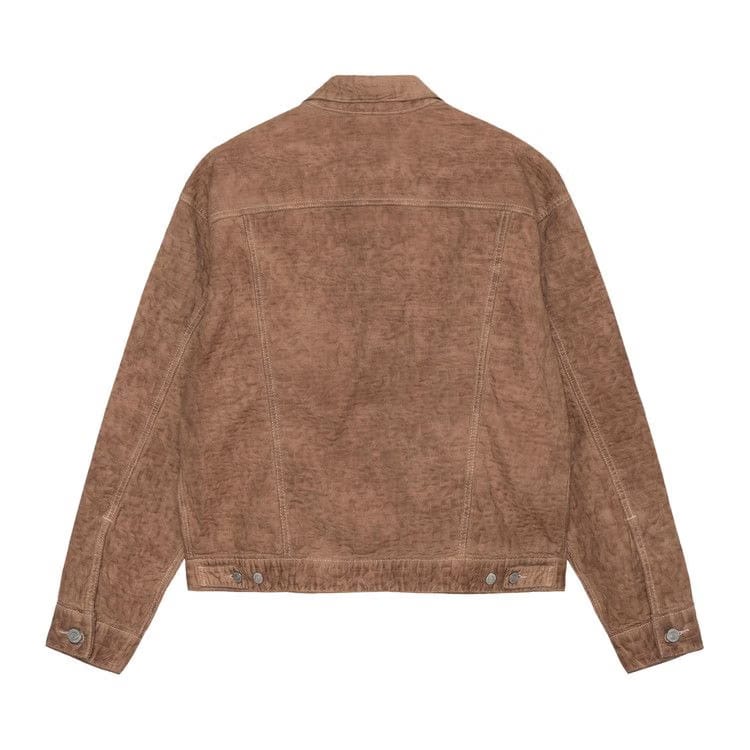 Levi's x Stussy Dyed Jacquard Trucker Jacket Brown