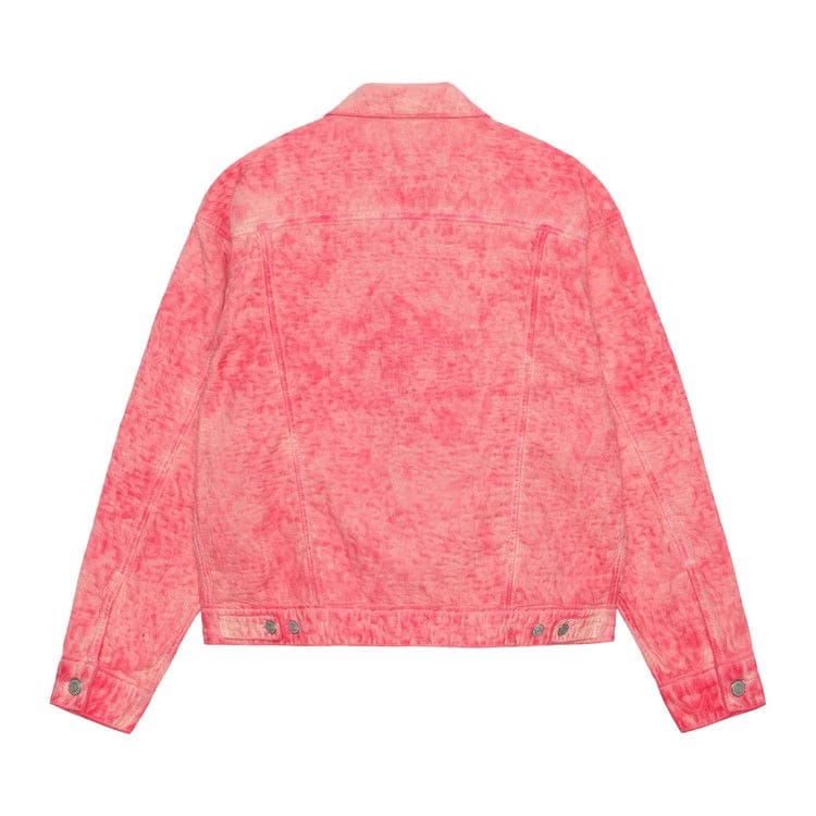 Levi's x Stussy Dyed Jacquard Trucker Jacket Pink
