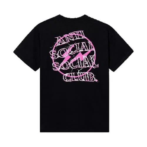 Anti Social Social Club x Fragment Pink Bolt T-Shirt