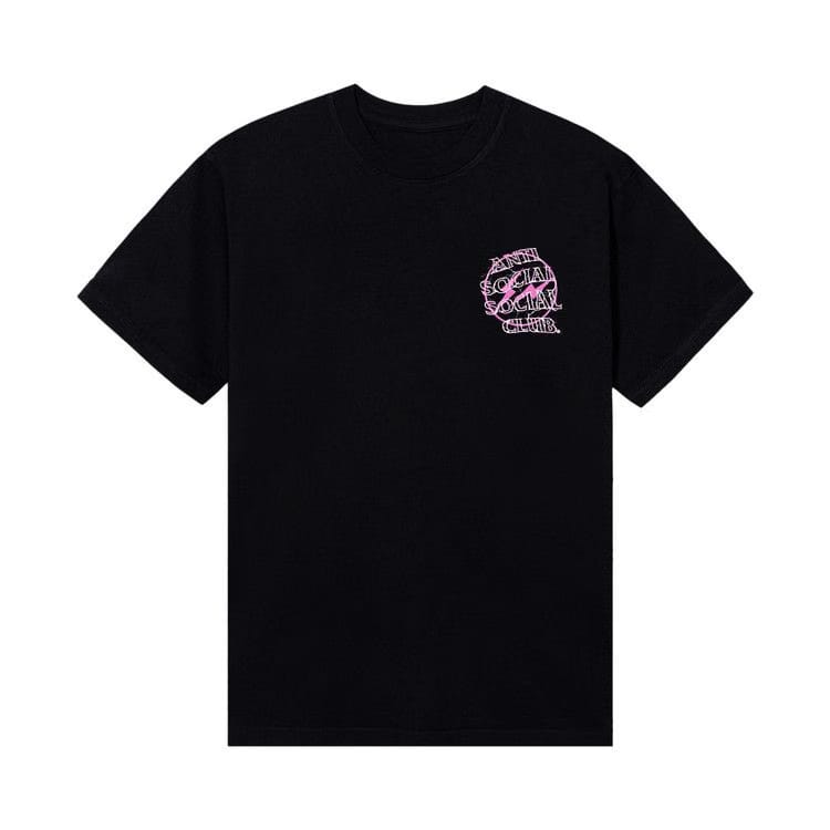 Anti Social Social Club x Fragment Pink Bolt T-Shirt