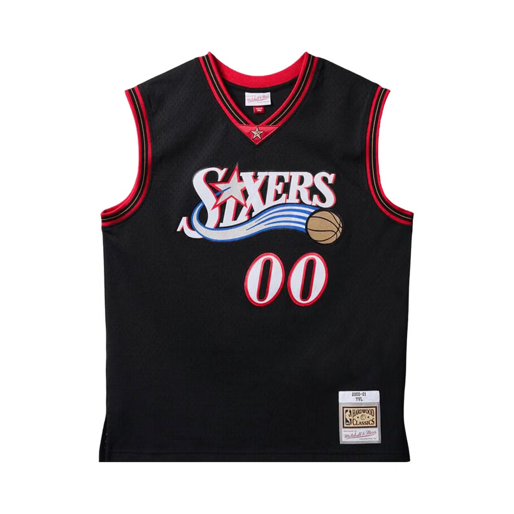 Mitchell & Ness x Playboi Carti x NBA Philadelphia 76ers 2000 Jersey Black
