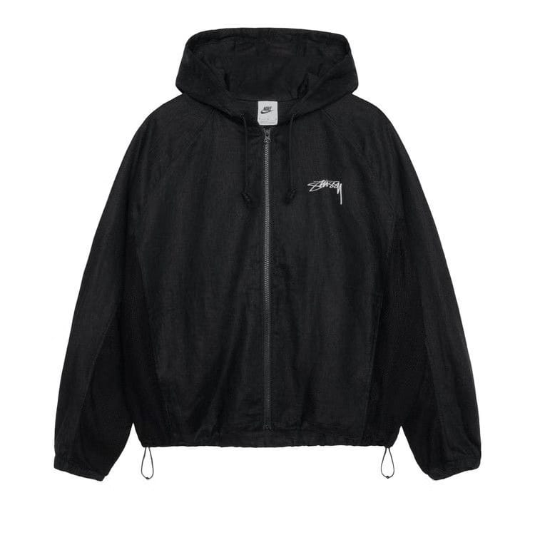 Nike x Stussy Linen Shell Jacket Black