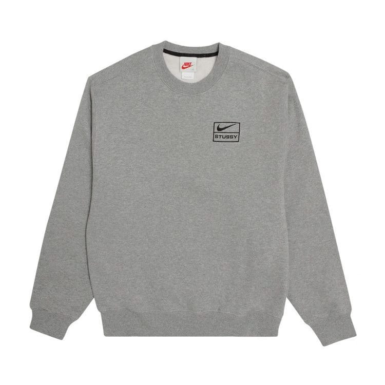 Nike x Stussy NRG BR Crew Fleece Grey