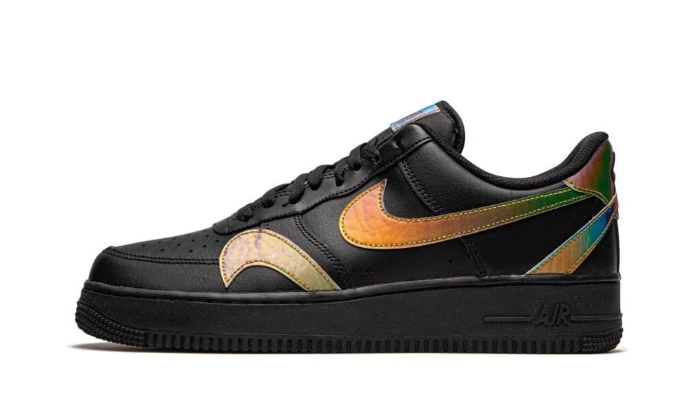 Nike Air Force 1 Low Misplaced Swooshes Black Multi