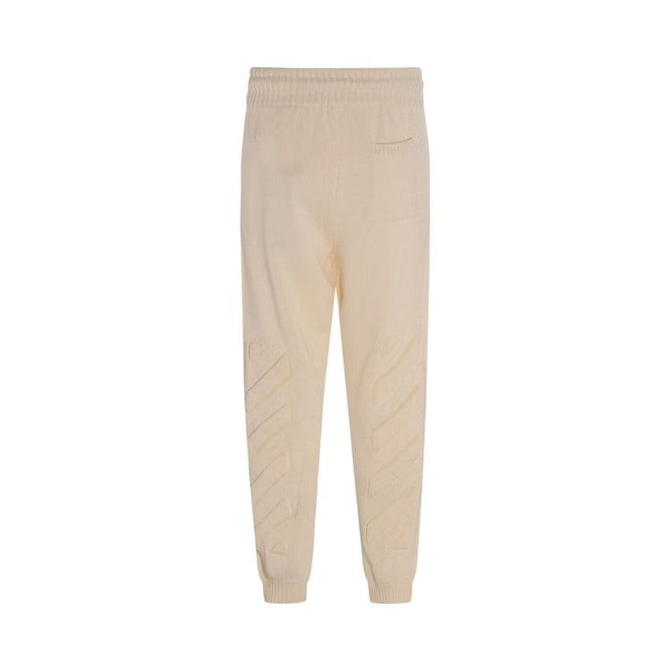 Off-White 3D Diag Knit Pant Beige