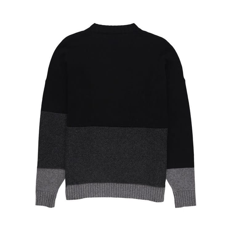 Off-White Blocked Knit Crewneck Black