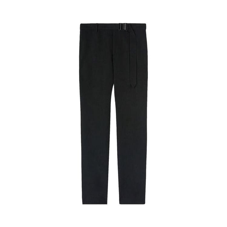 Off-White Buckle Dry Wool Slim Pant Black