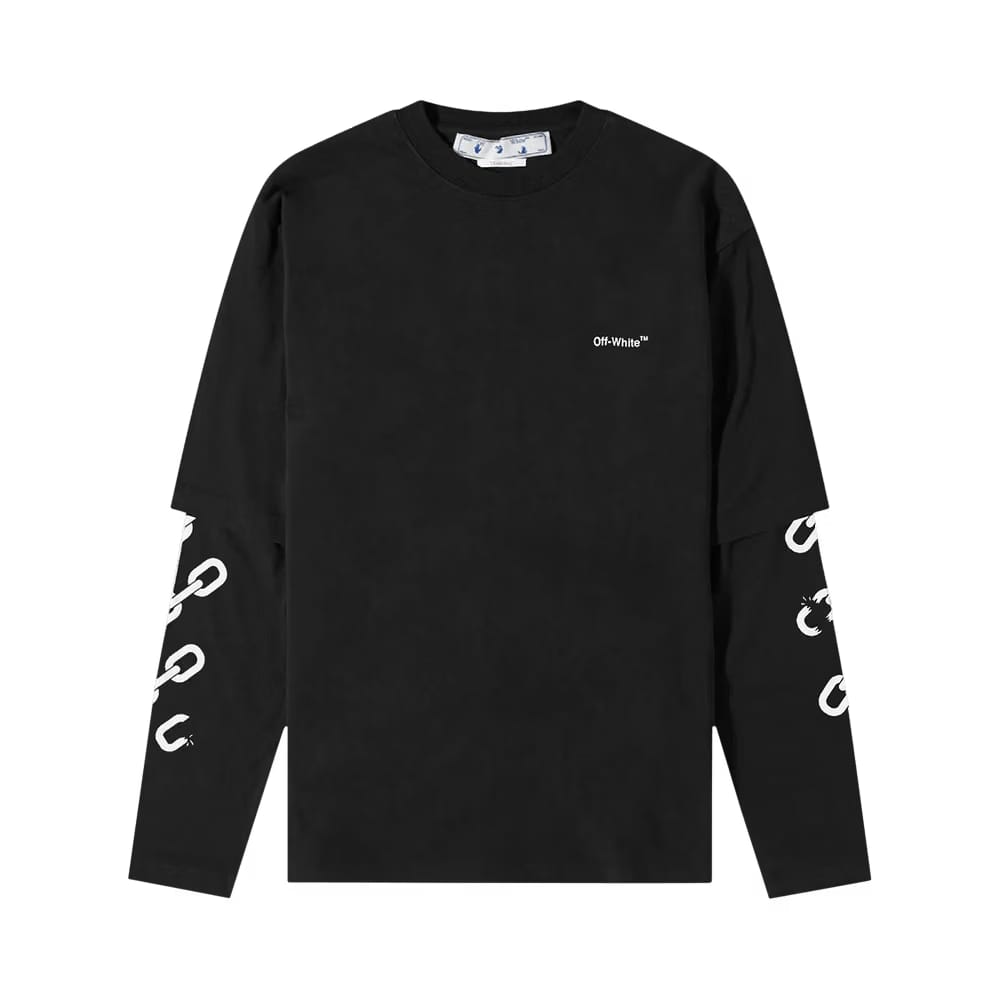 Off-White Chain Arrow Double T-Shirt Black