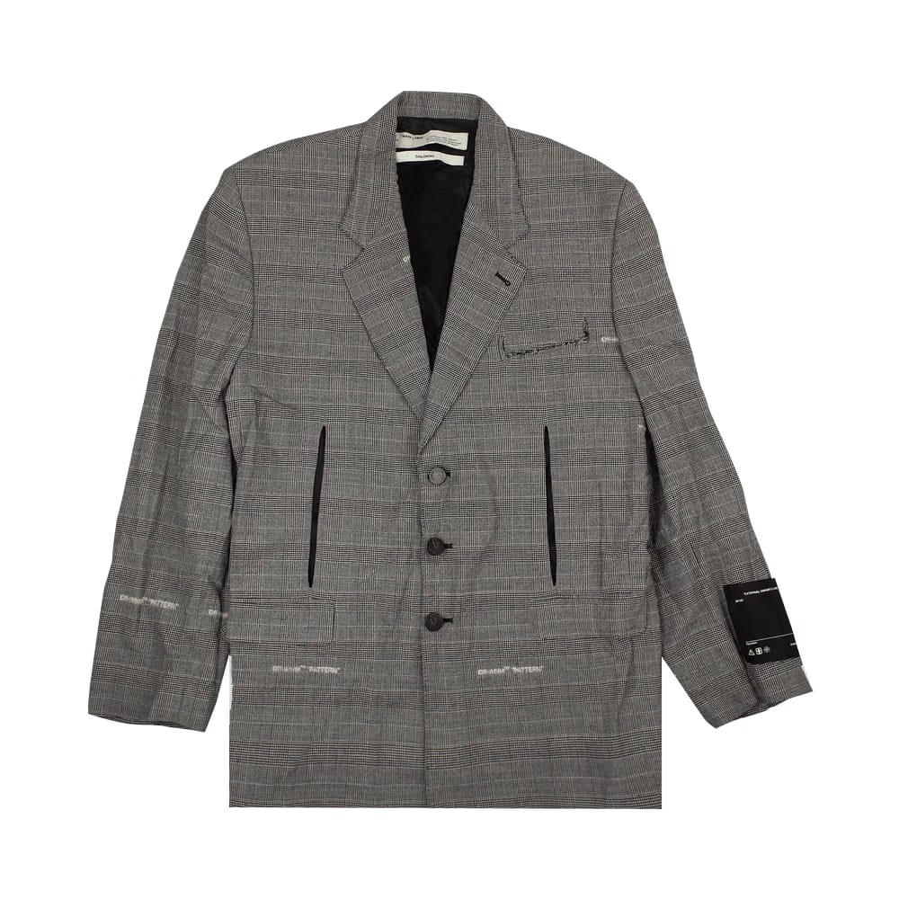 Off-White Constructed Blazer Grey