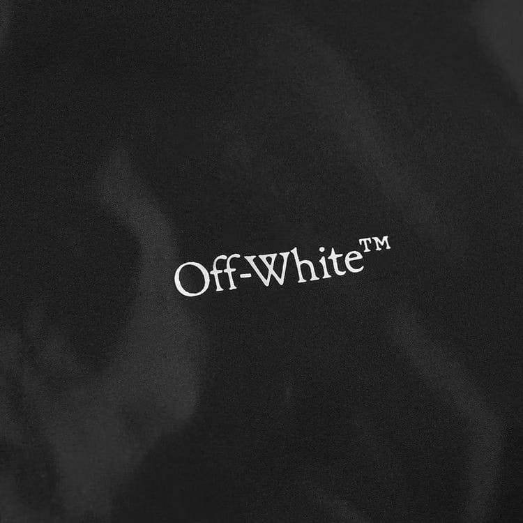 Off-White Diag Nylon Jacket Black/Light Blue