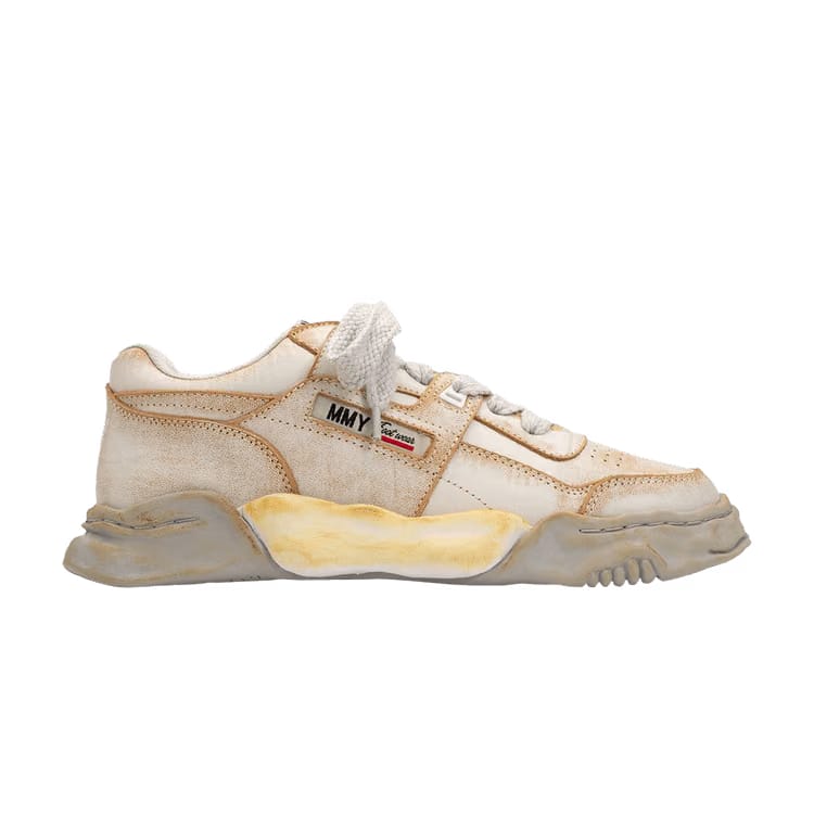Maison Mihara Yasuhiro Parker OG Sole Vintage Leather Low White