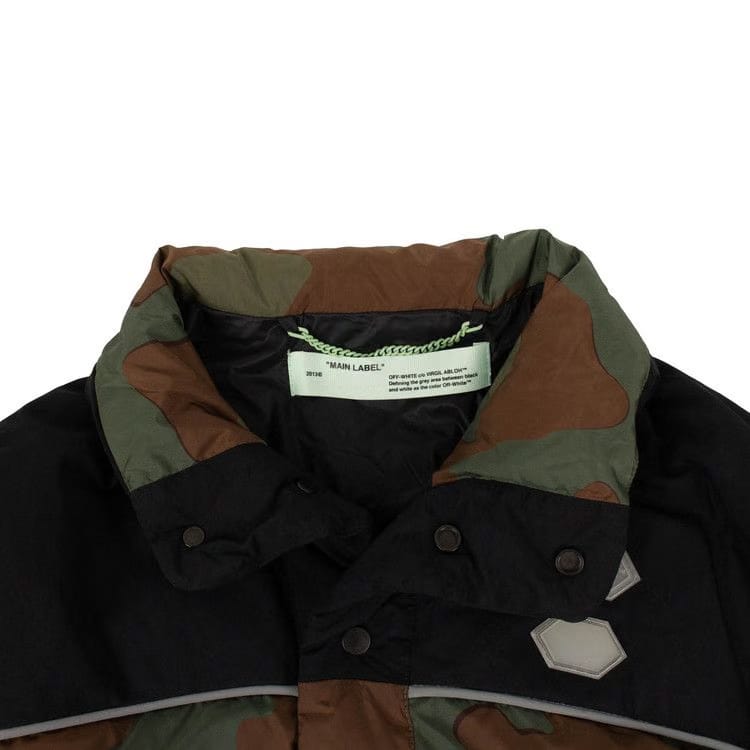 Off-White Down Fill Puffer Jacket Camouflage
