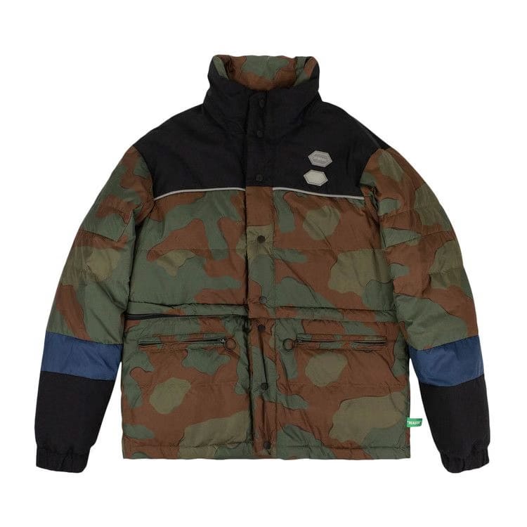 Off-White Down Fill Puffer Jacket Camouflage