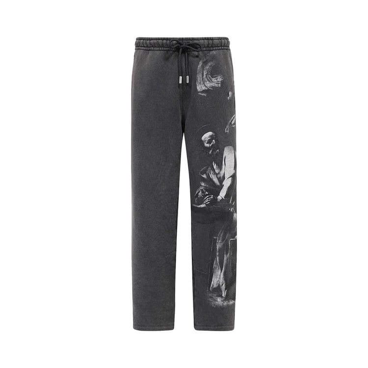 Off-White Jersey Joggers Black/Grey