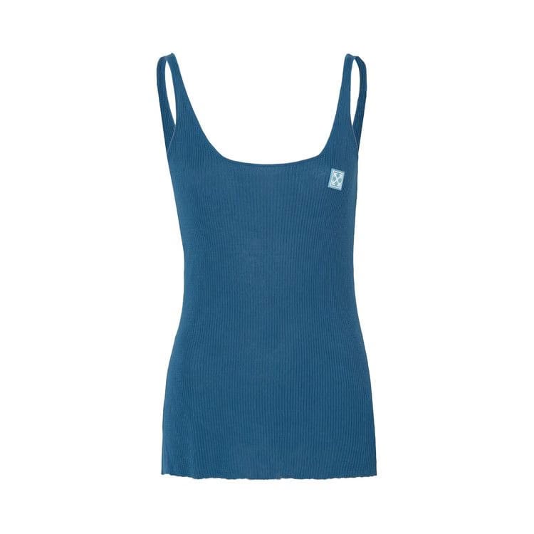 Off-White Knit Top Blue Light