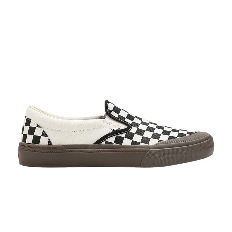 BMX Slip-On Checkerboard - Black Gum