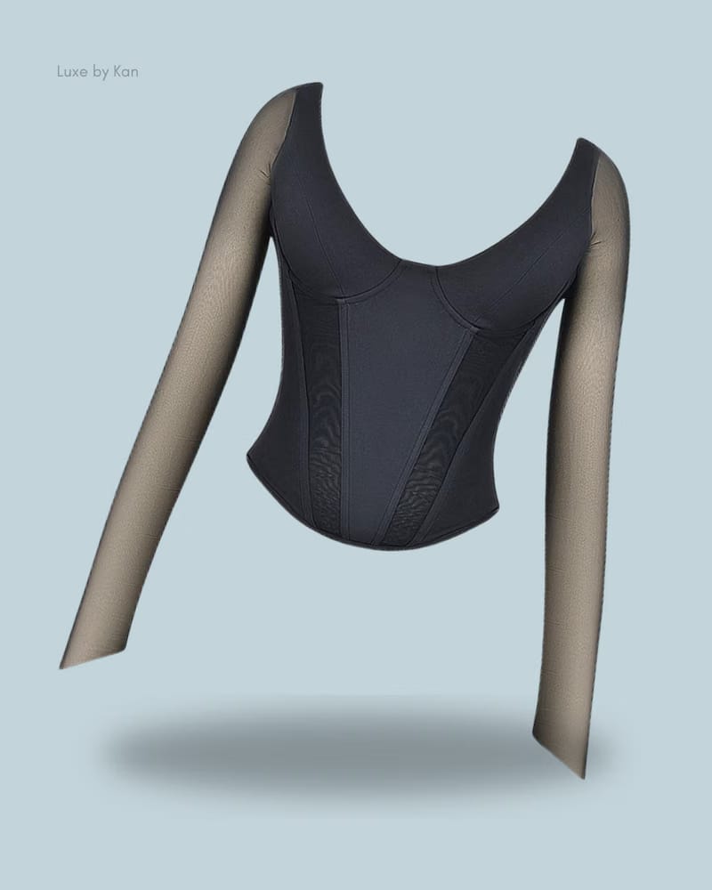 HOUSE OF CB Araminta Long Sleeve Corset