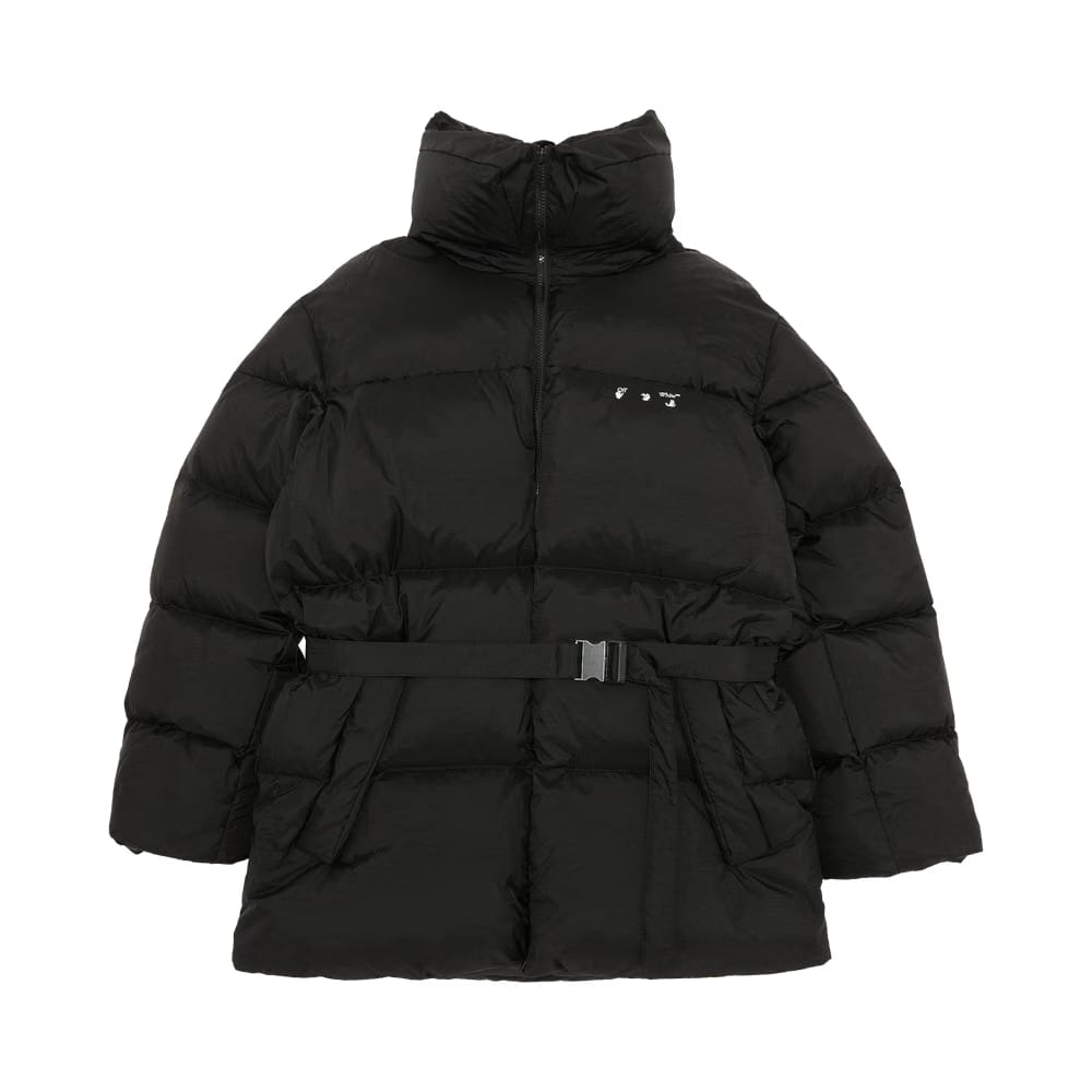 Off-White Puffer Down Jacket Black/White